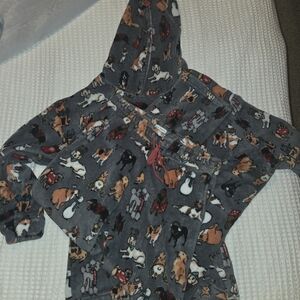 Vera Bradley Holiday Dogs Fleece Pajama Set RARE